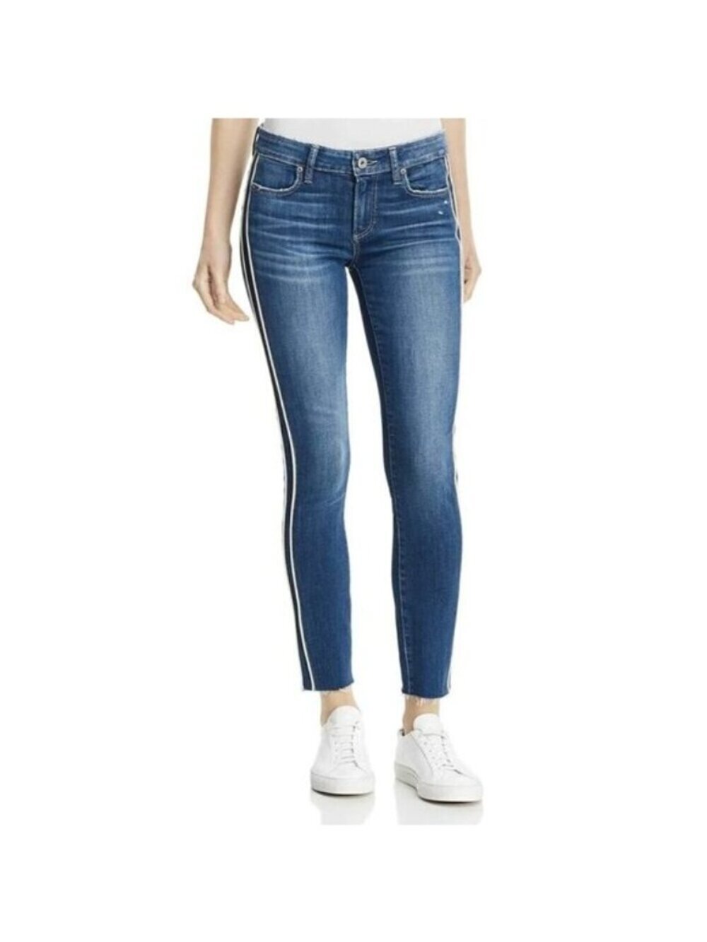 Paige paige verdugo pipink raw hem Womens Size 28 With Side Stripes
